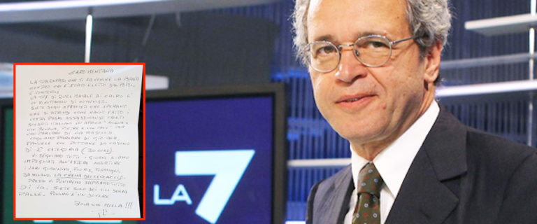 Lettera minatoria a mentana