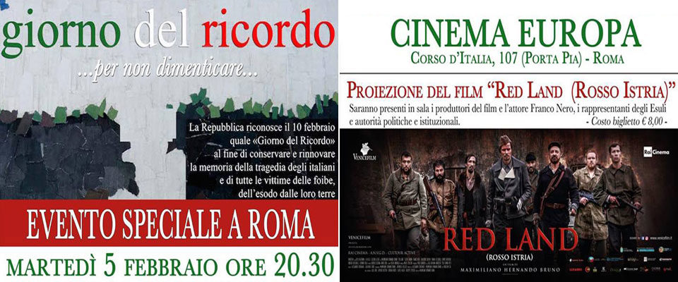 Giorno del Ricordo, Foibe: oggi la proiezione del film Red Land sull'omicidio di Norma Cossetto