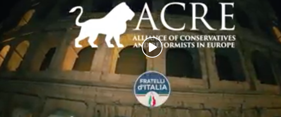 Conservatori europei, Meloni: “Il 22 una data storica, FdI aderisce all’Acre”