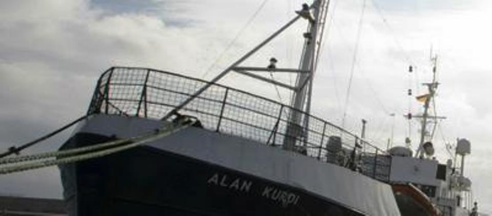 La nave Alan Kurdi della Ong tedesca Sea Eye