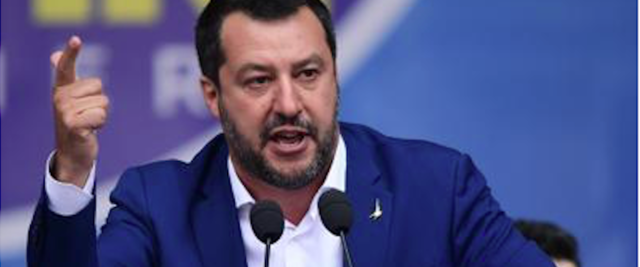 Il vicepremier, Matteo Salvini