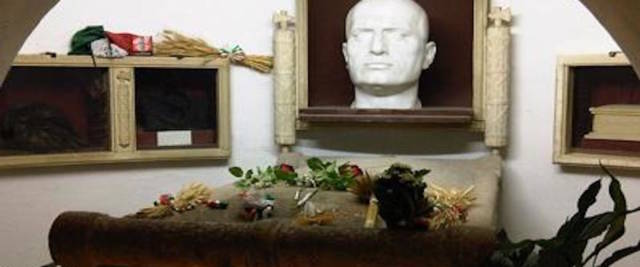 La cripta di Mussolini a Predappio