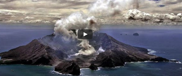 erutta un vulcano in Nuova Zelanda