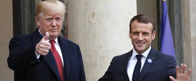 trump macron