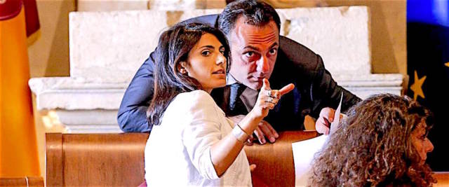 STADIO DELLA ROMA - VIRGINIA RAGGI - MARCELLO DE VITO