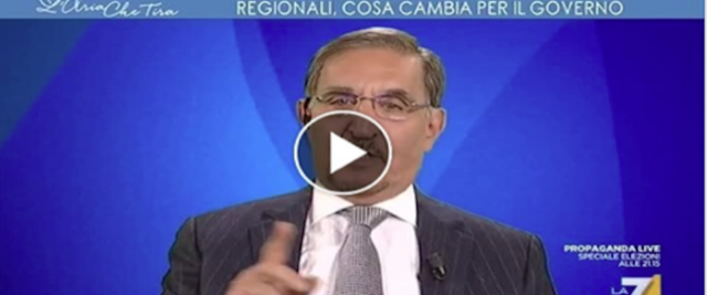 La Russa sul voto regionale dalla pagina facebook de La 7