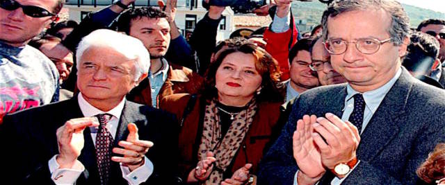 SAGUTO FRA CASELLI E VELTRONI AI TEMPI DELL'ANTIMAFIA MILITANTE