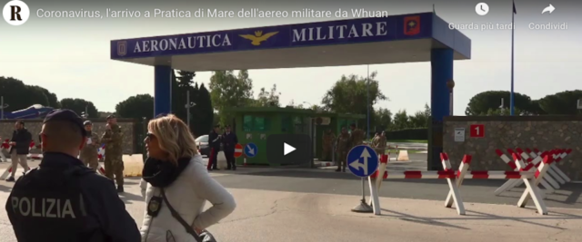 Schermata 2020-02-03 alle 11.59.43 frame dal video della diretta live da Youtube dal sito della Repubblica