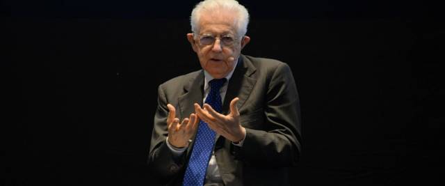 Il senatore ed economista Mario Monti foto Ansa