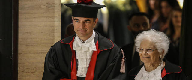 Segre inaugura l'Anno Accademico alla Sapienza foto Ansa