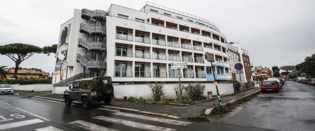 hotel Covid Capannelle foto Ansa