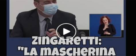 Zingaretti mascherine