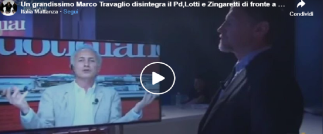 ravaglio in un video dalla pagina Facebook Italia Mattanza
