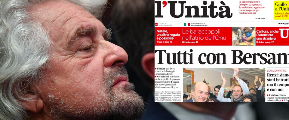 Da Gramsci a Grillo: un senatore M5s sarà direttore de l’Unità