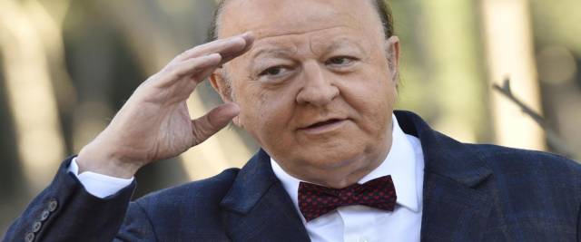 L'attore Massimo Boldi, foto Ansa