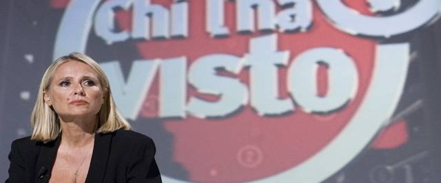 La conduttrice del programma televisivo ''Chi l'ha visto?'' Federica Sciarelli foto Ansa