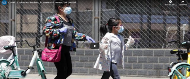 Cornavirus, torna la paura a Pechino frame da video Youtube