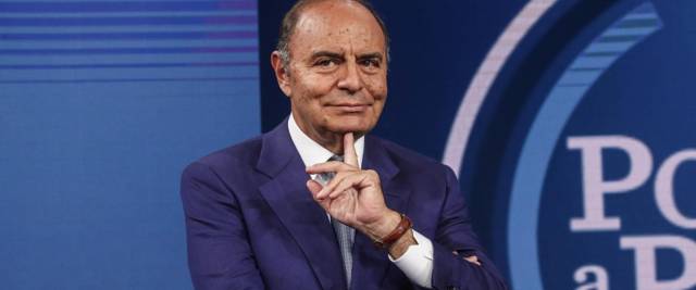 Il giormalista e conduttore televisivo Bruno Vespa lapidario sugli Stati Generali e su Conte foto Ansa