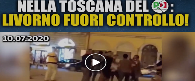 Rissa tra bengalesi frame dal video postato sulla pagina Facebook di Susanna Ceccardi