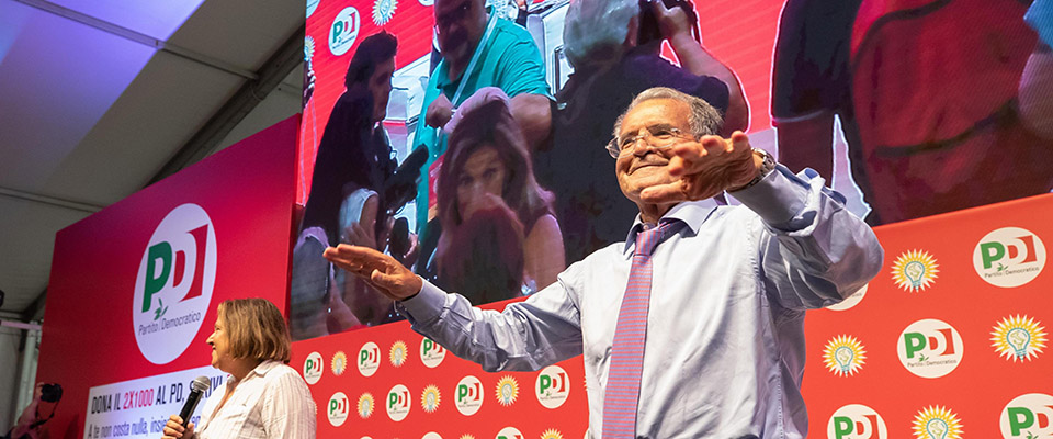 L’ex presidente del Consiglio e della Commissione Europea, Romano Prodi, alla Festa nazionale dell’Unità a Ravenna, 29 agosto 2019.
ANSA/PASQUALE BOVE