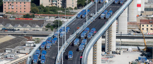 ponte di genova inaugurazione