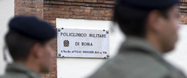 3 nigeriani positivi fuggono dall'ospedale militare del Celio foto Ansa