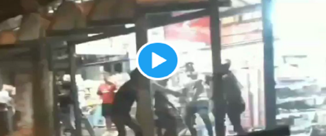 Rissa tra clandestini del Bangladesh e africani a Rimini video e foto dal Twitter di RadioSavana