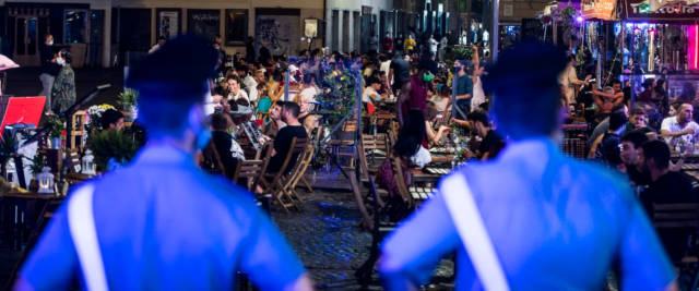 mascherine all'aperto