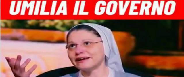 Suora contro il governo