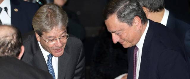 Draghi e Gentiloni