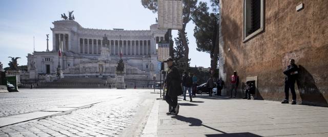 lockdown roma ANSA