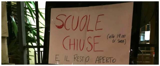 riapertura scuola pasqua
