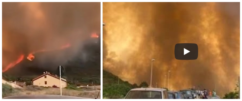 Sardegna in fiamme, foto