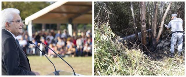 Castelporziano, Mattarella