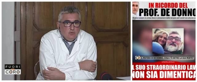Meloni ricorda De Donno