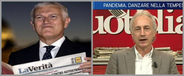 Belpietro Travaglio vaccini