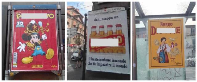 manifesti blasfemi