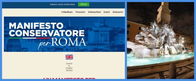 manifesto conservatore roma