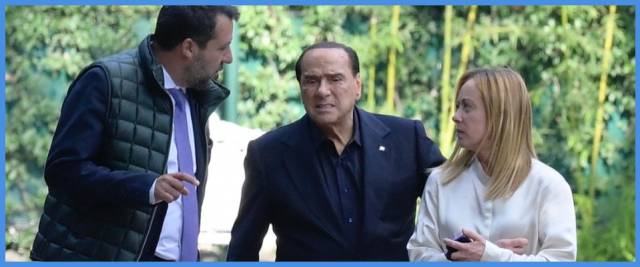 Berlusconi, Salvini, Meloni