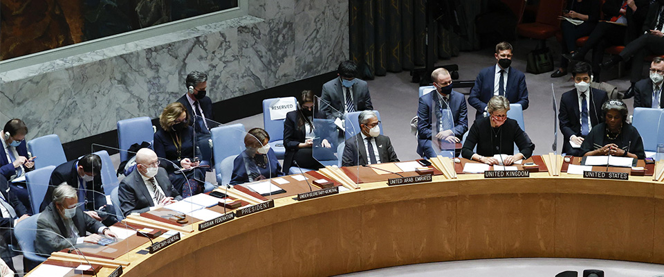 Ucraina, la Russia nella notte ha votato contro la risoluzione del Consiglio di sicurezza dell'Onu di condanna dell'aggressione militare