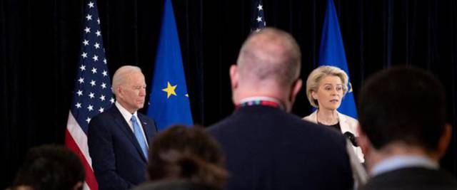 Il presidente americano Joe Biden ha parlato del gas al termine del vertice con la presidente della Commissione Europea Ursula von der Leyen
