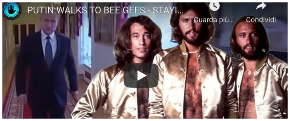Putin video, Bee Gees