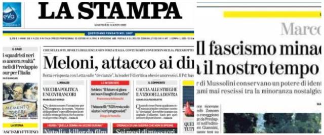 La Stampa Meloni