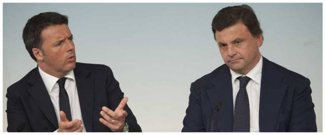 renzi calenda