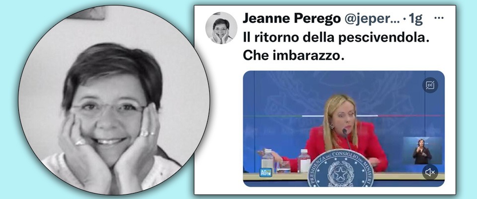 Insulti a Meloni, si muove l'Ordine: segnalata Jeanne Perego per violazione deontologica - Secolo d'Italia