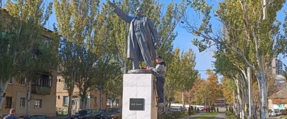 Melitopol statua di lenin