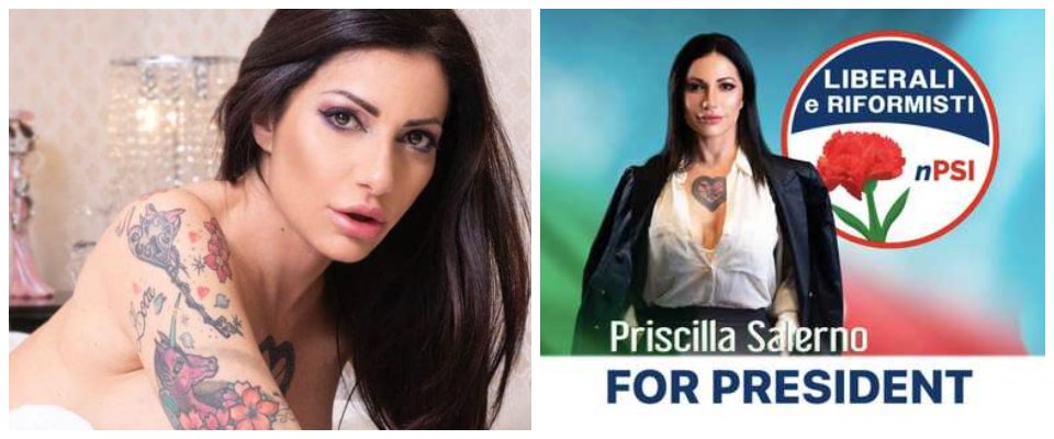 Chi è Priscilla Salerno, la pornostar che vuole sfidare Fontana e Moratti  in Lombardia - Secolo d'Italia