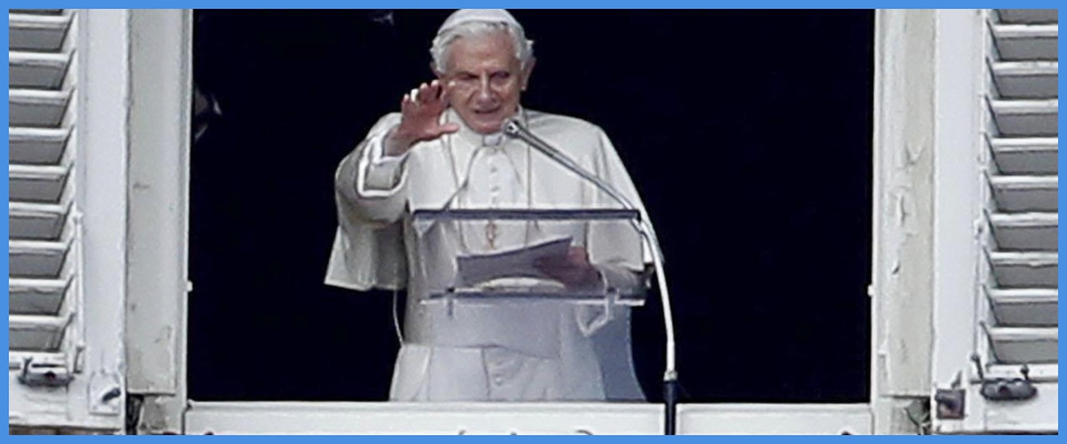 Addio Benedetto XVI