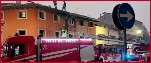 Incendio Udine