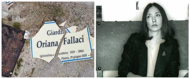 Oriana Fallaci, Pistoia, targa